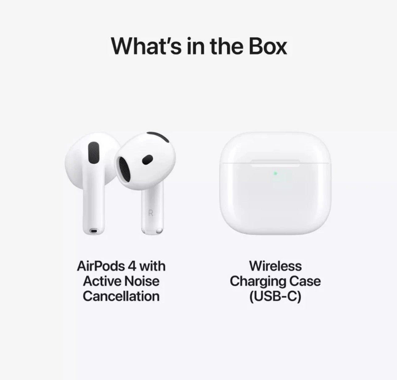 AirPods 4s Active noise cancellation